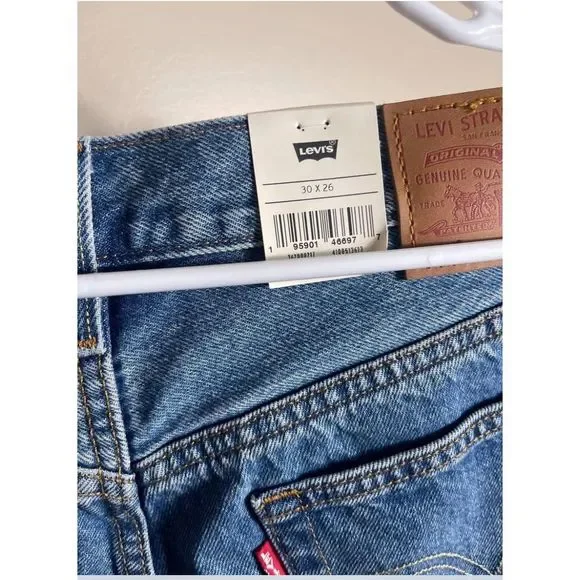 Levi's Denim 501 Crop Paint By Number Jeans in Blue🛑notforsale🛑 - Picture 7 of 7